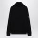 Stone Island Navy Blue Turtleneck Sweater With Regular Fit
