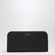 Saint Laurent Black Leather Zip Around Wallet