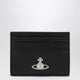 Vivienne Westwood Black Grained Leather Flat Card Holder