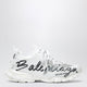 Balenciaga Track Signature Sneakers In White/Black