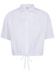 Aspesi Shiort Sleeves Cropped Shirt