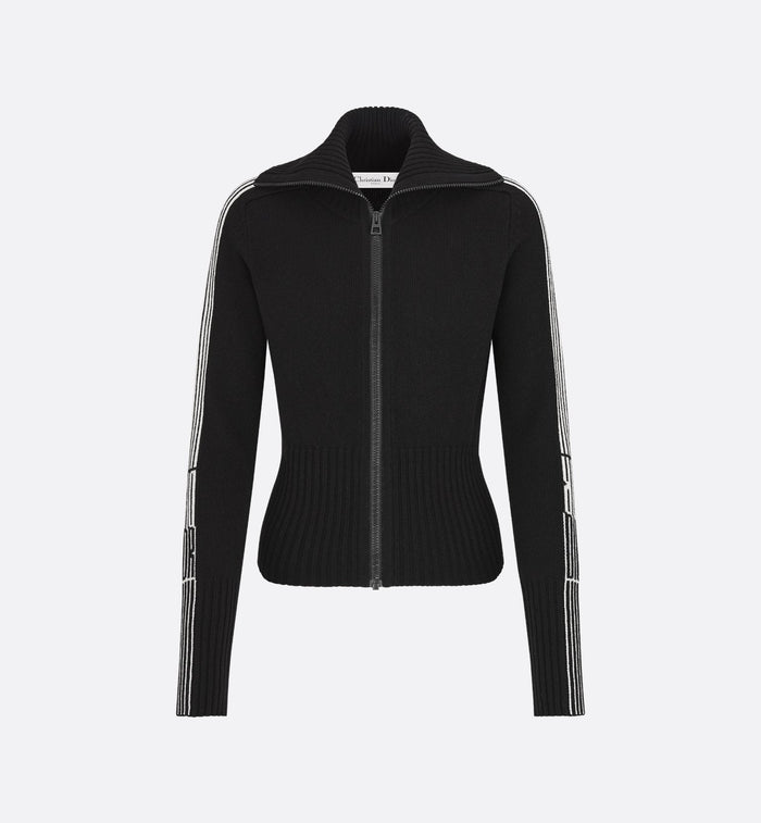 Dior Black Wool Cashmere Jersey