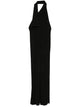 Khaite Vestido Roza Pañuelo Escote Negro