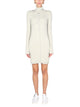 Off-White High Neck Dress