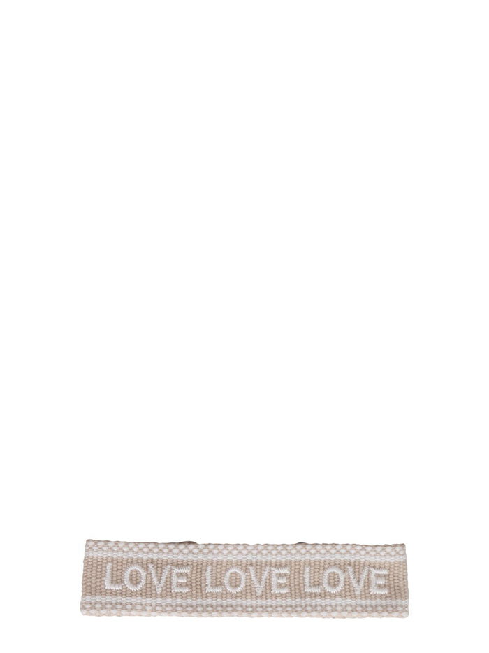 Label K Braided Fabric Bracelet