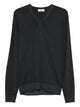 Ferrante V Neck Jersey Silk/Wool