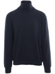 Gran Sasso Blue Wool Cyclist Sweater