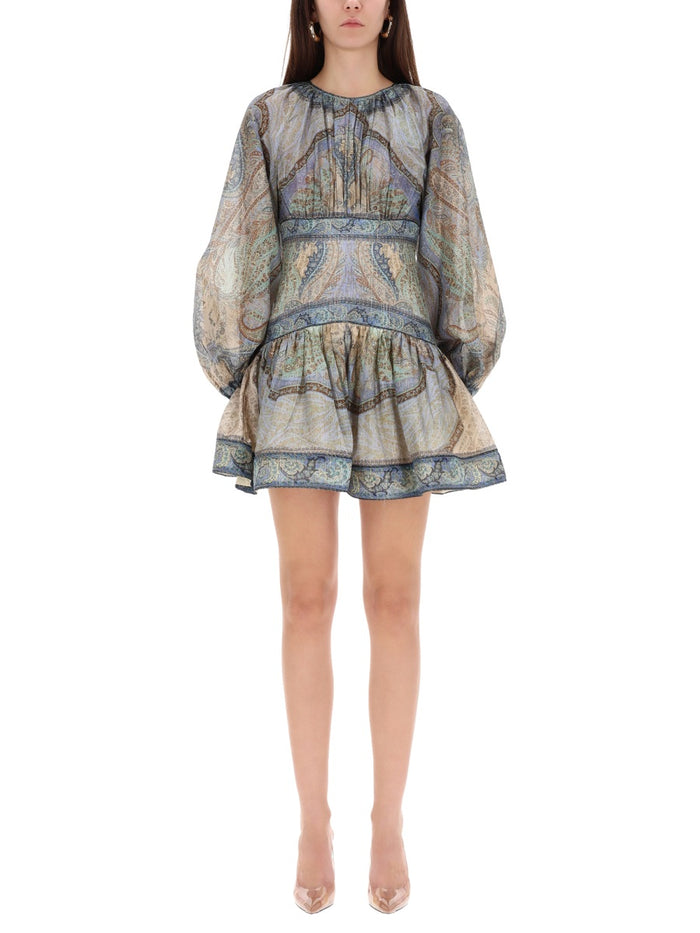 Zimmermann Multicolour Cotton-Silk Dress