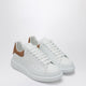 Alexander Mcqueen White Calf Skin Sneaker
