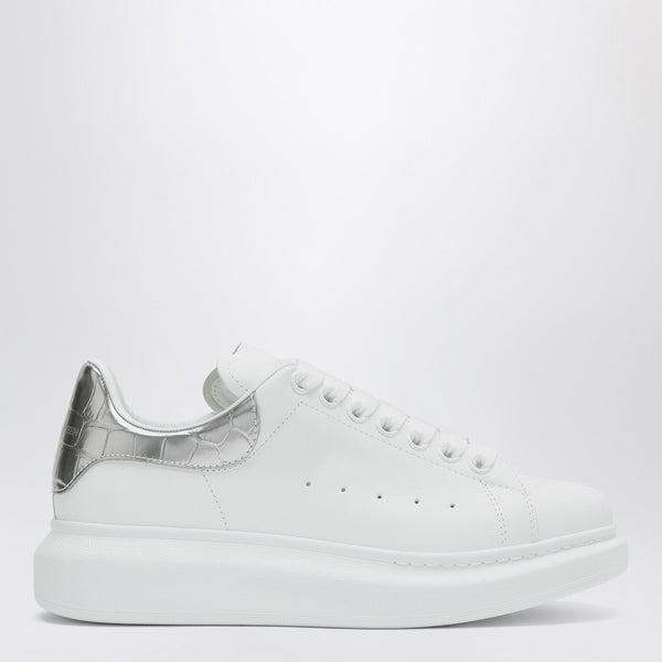 Alexander Mcqueen Oversize Sneakers White/Silver Croc