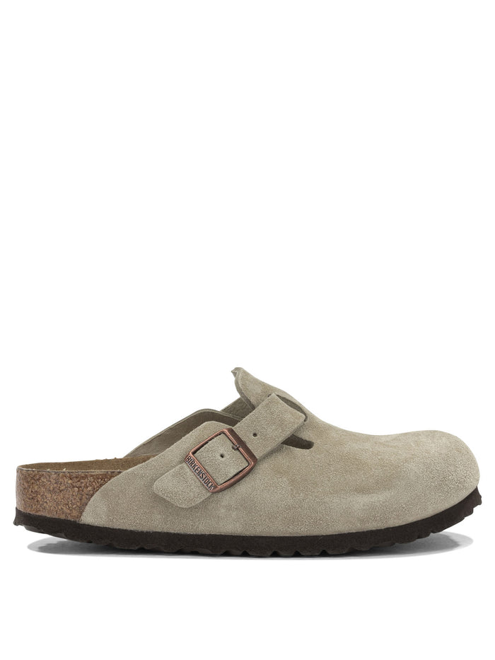 Birkenstock Beige Suede Eva Loafers
