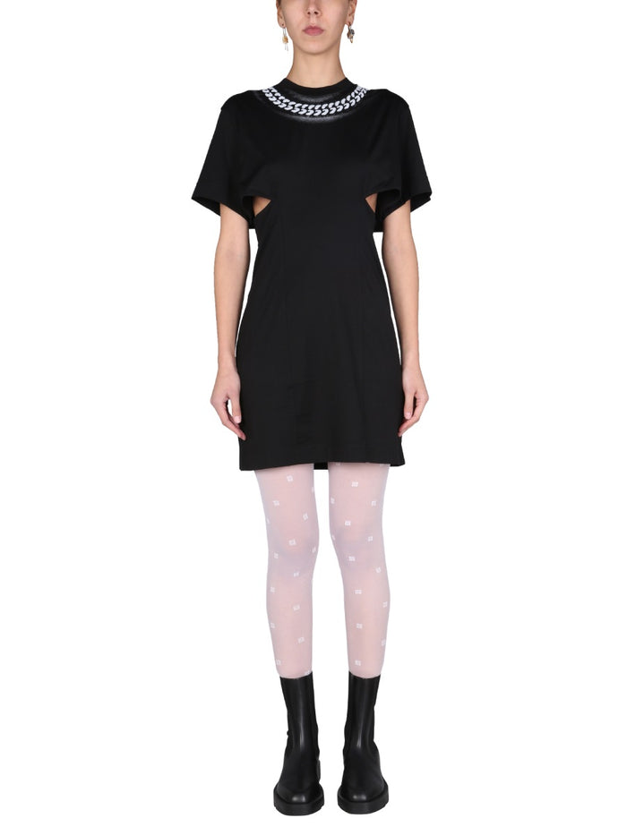 Givenchy Dress With 3D "Chain" Print