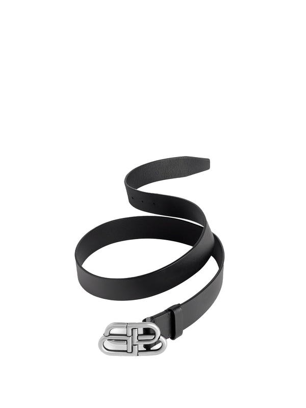 Balenciaga Bb Leather Belt