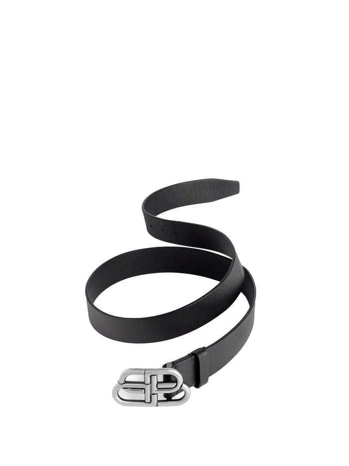 Balenciaga Bb Leather Belt