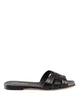 Saint Laurent Square Toe Leather Sandals