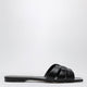 Saint Laurent Black Tribute Sandals