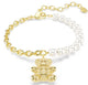 Swarovski Gold-Tone Pearl Teddy-Bear Bracelets
