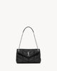Saint Laurent Black Nappa Leather Small Puffer Shoulder Bag