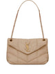 Saint Laurent Small Quilted Logo-Plaque Shoulder Bag