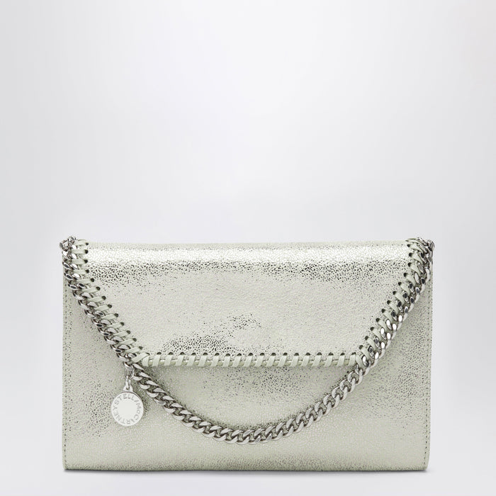 Stella Mccartney Falabella Wallet-On-Chain In Light Lime Green