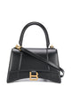 Balenciaga Black Leather Small Hourglass Handbag