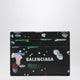 Balenciaga Cash Leather Card Holder With Painter’s Print