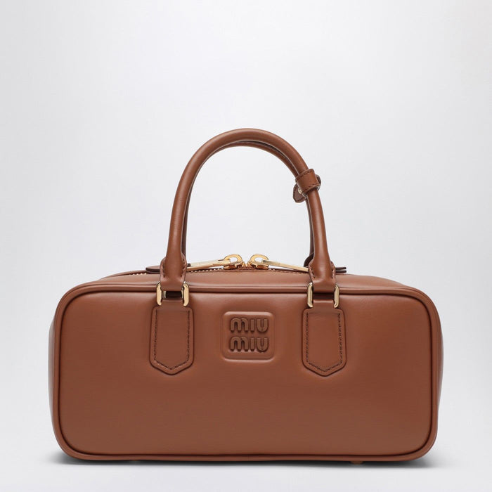 Miu Miu Arcadie Large Cognac Coloured Top Case
