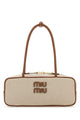 Miu Miu Two-Tone Canvas Beau Shoulder Bag