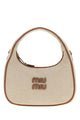 Miu Miu Two-Tone Canvas Handbag