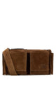 Miu Miu Utilitaire Shoulder Bag In Suede Leather
