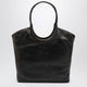 Miu Miu Ivy Shopping Tote In Lambskin Leather, Coffee