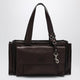 Miu Miu Utilitaire Shopping Bag In Antique-Effect Lambskin, Burnt