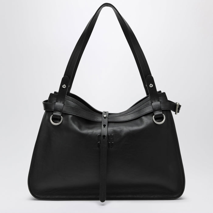 Miu Miu Black Leather Shoulder Bag