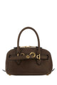 Miu Miu Brown Leather Mini Aventure Handbag