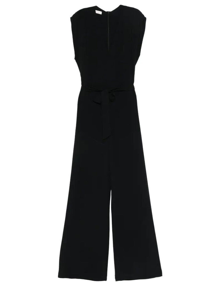 Incotex Lara Belted Jumpsuit In Silk-Blend Crepe De Chine