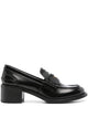 Miu Miu Brushed Leather Penny Loafers
