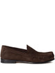 Miu Miu Suede Gathered Loafers