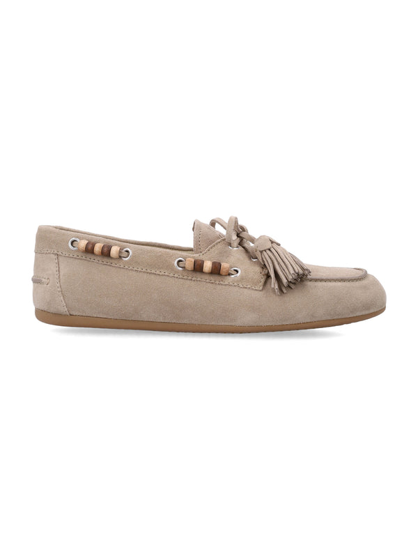 Miu Miu Miu Miu Suede Deck Tassel Loafers