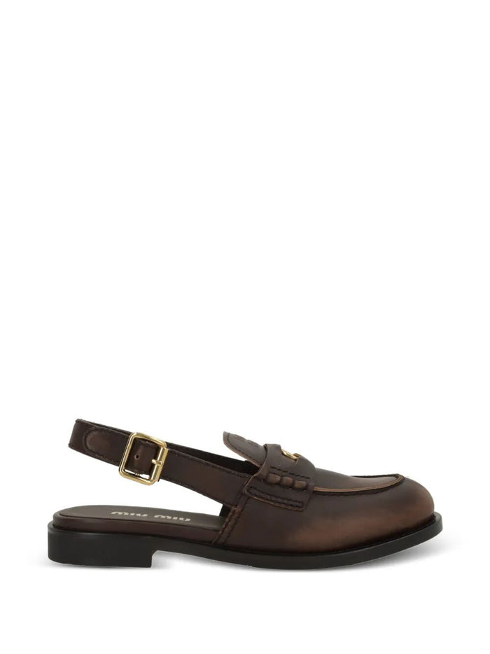 Miu Miu Slingback Loafers