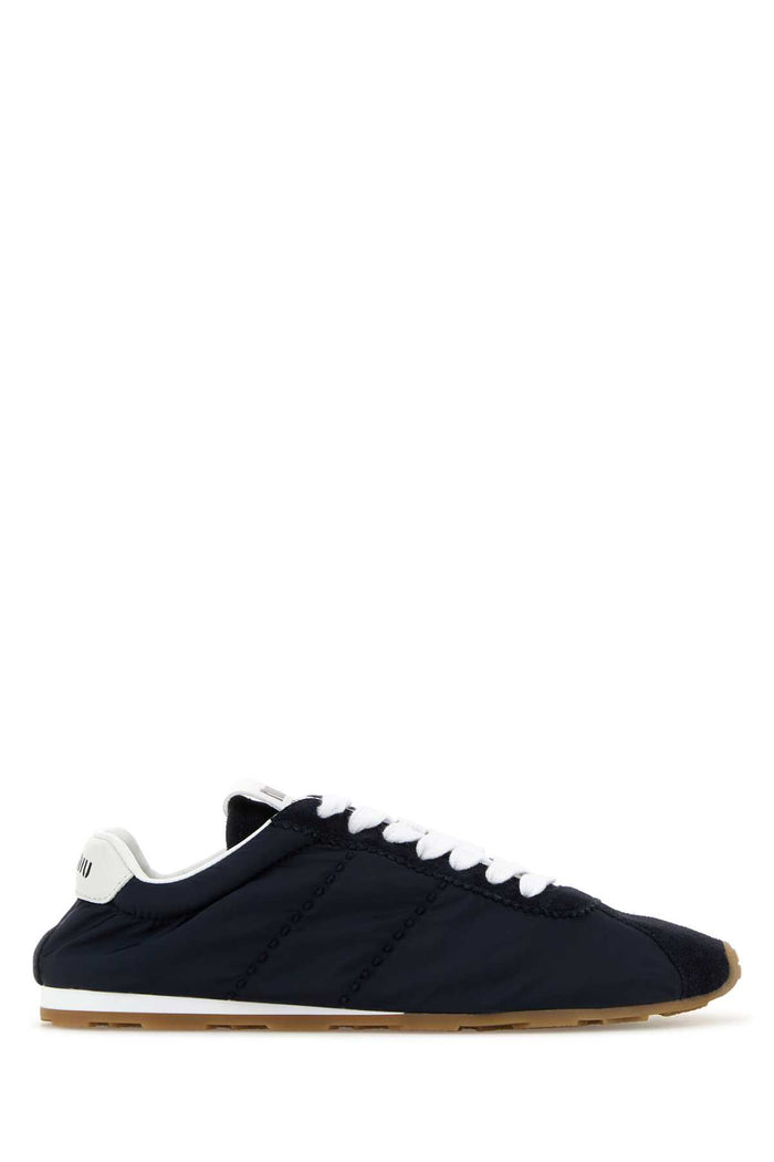 Miu Miu Blue Polyamide Sneakers