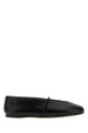 Miu Miu Black Leather Ballerinas