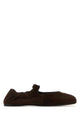 Miu Miu Testa Di Moro Brown Lamb Leather Ballerinas