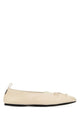 Miu Miu Ivory Nappa Ballerinas