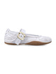 Miu Miu Miu Miu Gymnasium Leather Ballerinas