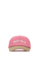 Miu Miu Drill Two-Tone Logo Baseball Cap