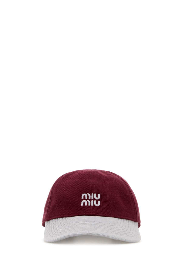 Miu Miu Cerise Red Cotton Hat