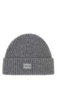 Miu Miu Grey Wool Blend Beanie Hat