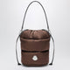Moncler Caradoc Bucket Bag In Burgundy
