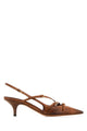 Miu Miu Camel Leather Pumps