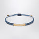 Miu Miu Light Blue/Blue Braided Cord Bracelet